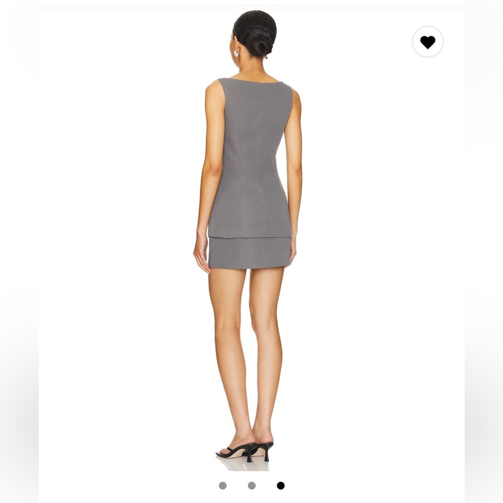 Revolve Moxie Skirt Set in Grey XS NWT - Picture 3 of 3